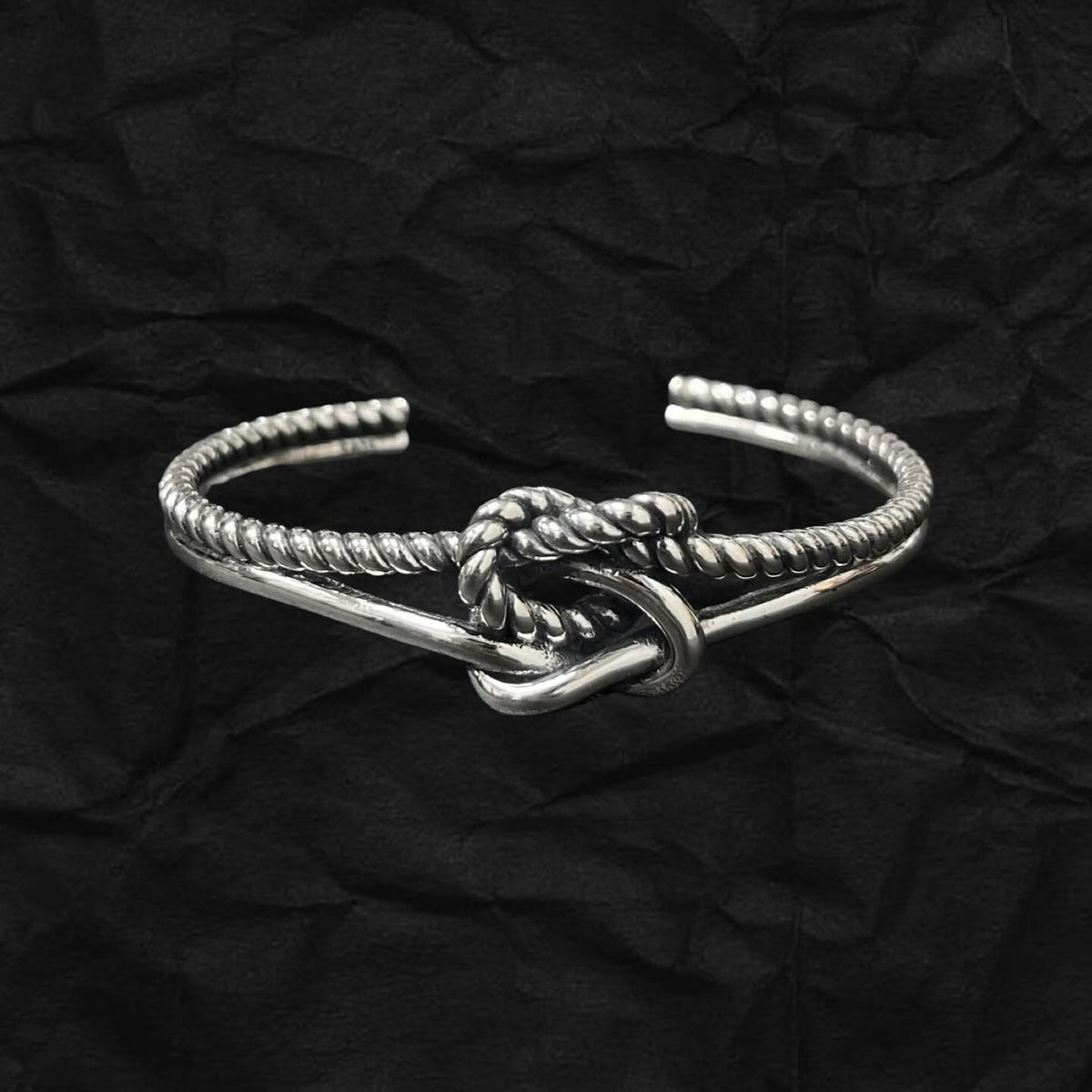 Double Knots Bangle 雙層繩結手鐲