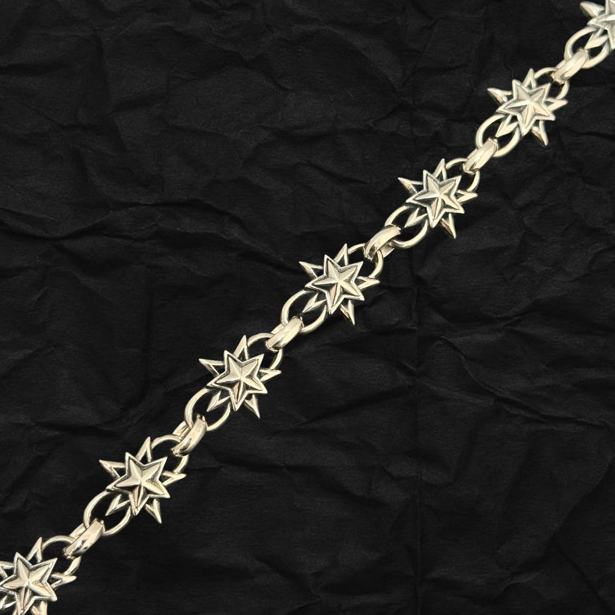 Star Link Bracelet 雙面鑲石星光手鏈