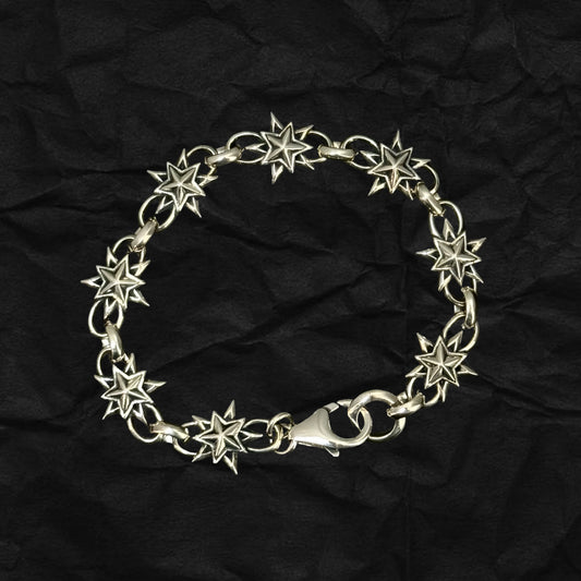Star Link Bracelet 雙面鑲石星光手鏈