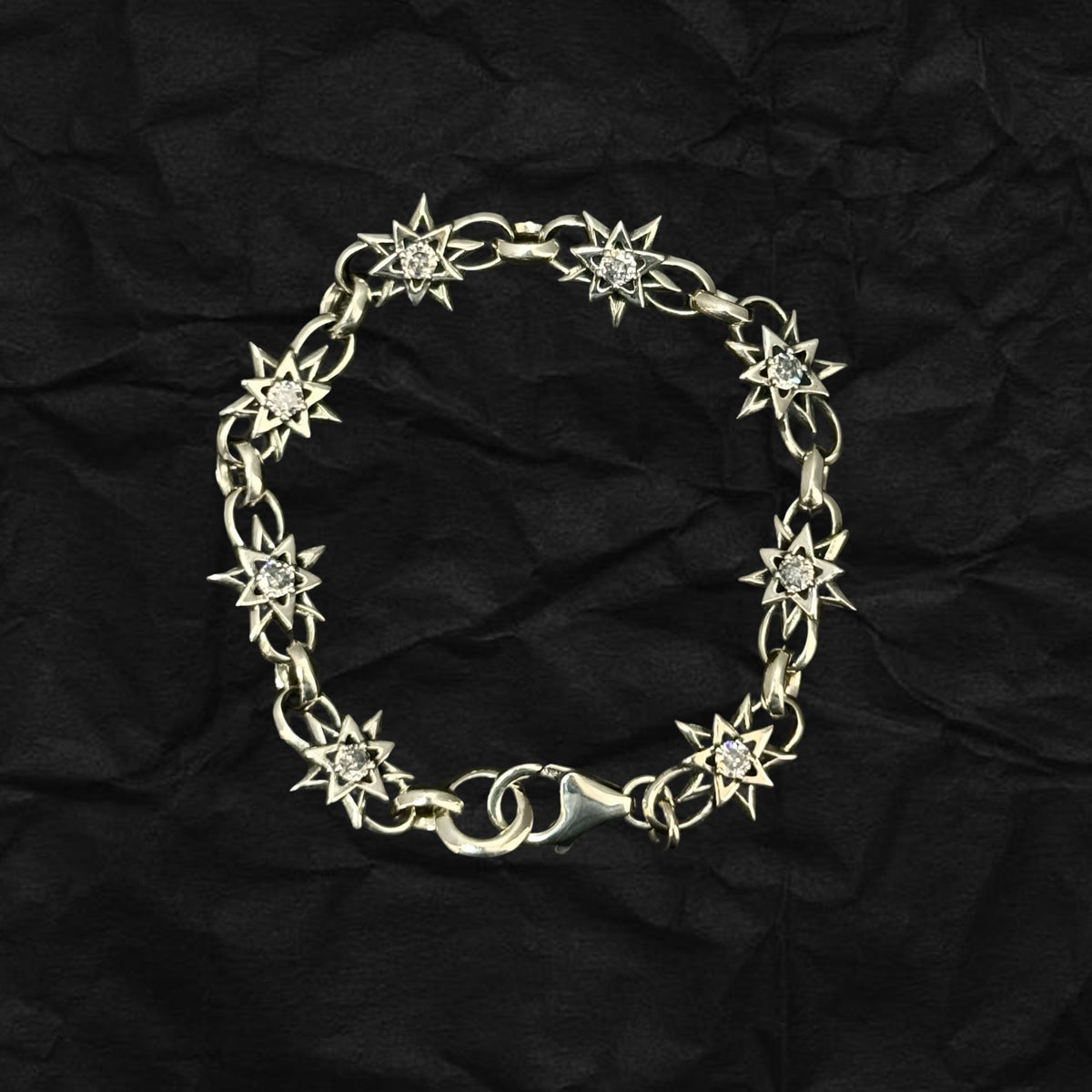 Star Link Bracelet 雙面鑲石星光手鏈