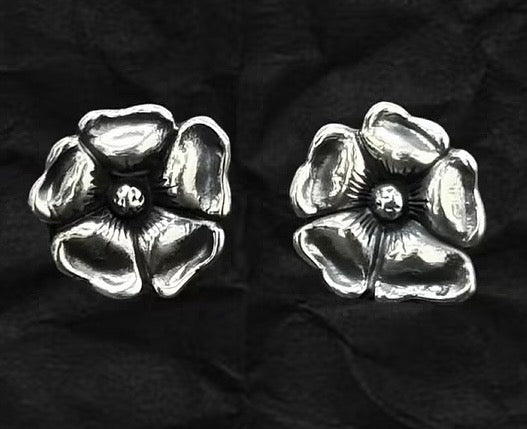 Rose Ear Stud 手工薔薇花耳釘