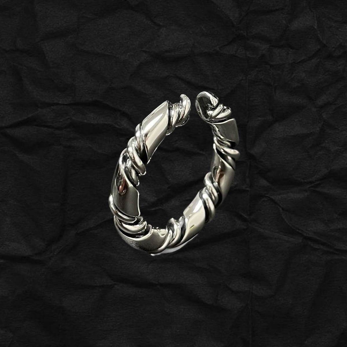 Twist Ring 扭麻花開口戒指