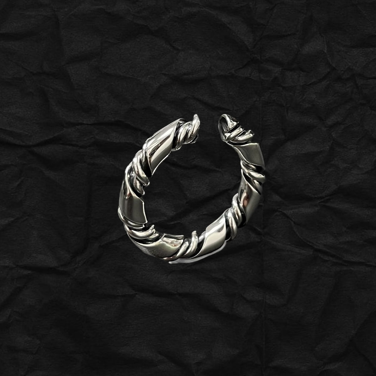 Twist Ring 扭麻花開口戒指