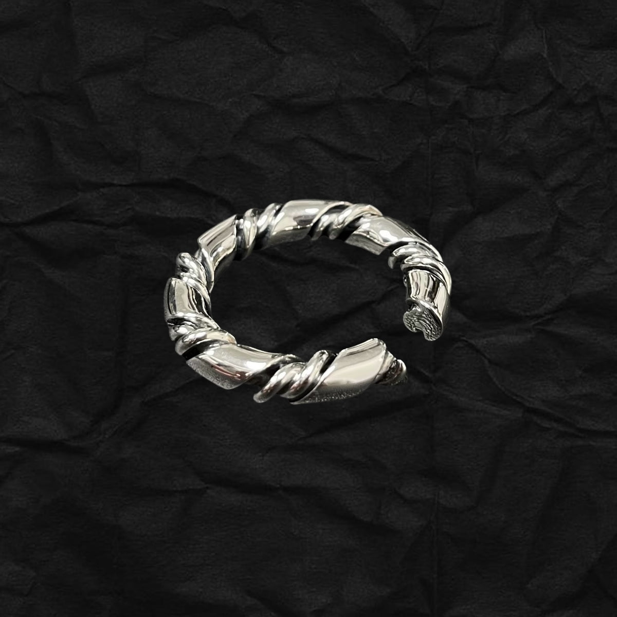 Twist Ring 扭麻花開口戒指
