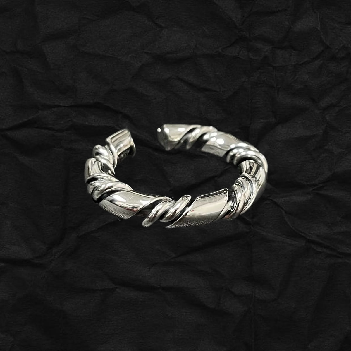 Twist Ring 扭麻花開口戒指