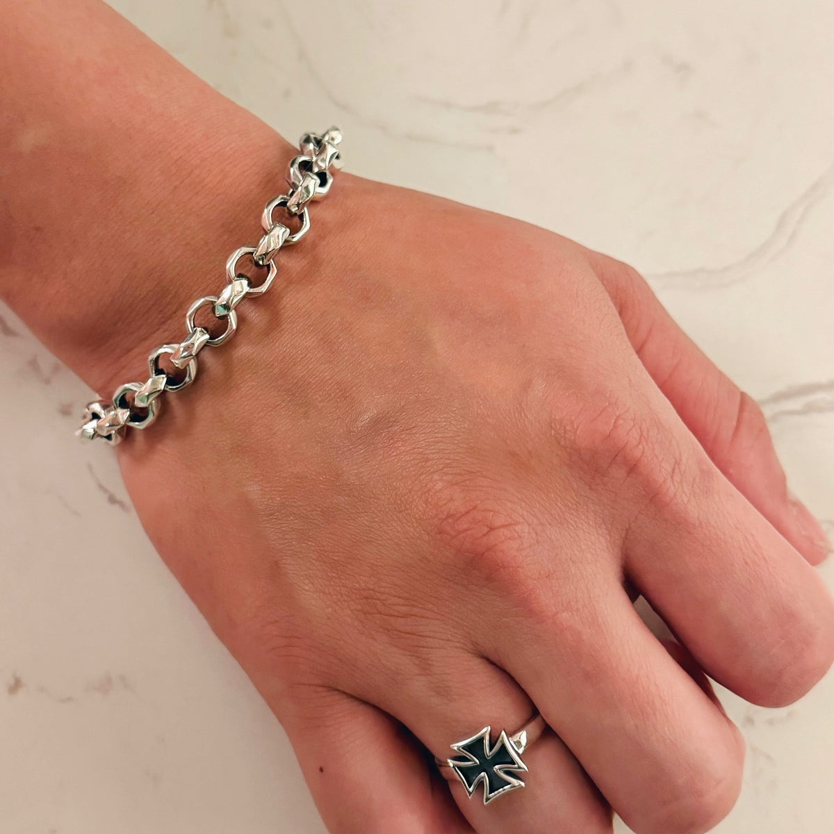 Dice Tag Bracelet 切割圈牌仔手鏈