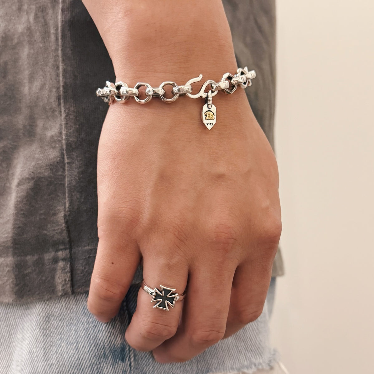 Dice Tag Bracelet 切割圈牌仔手鏈