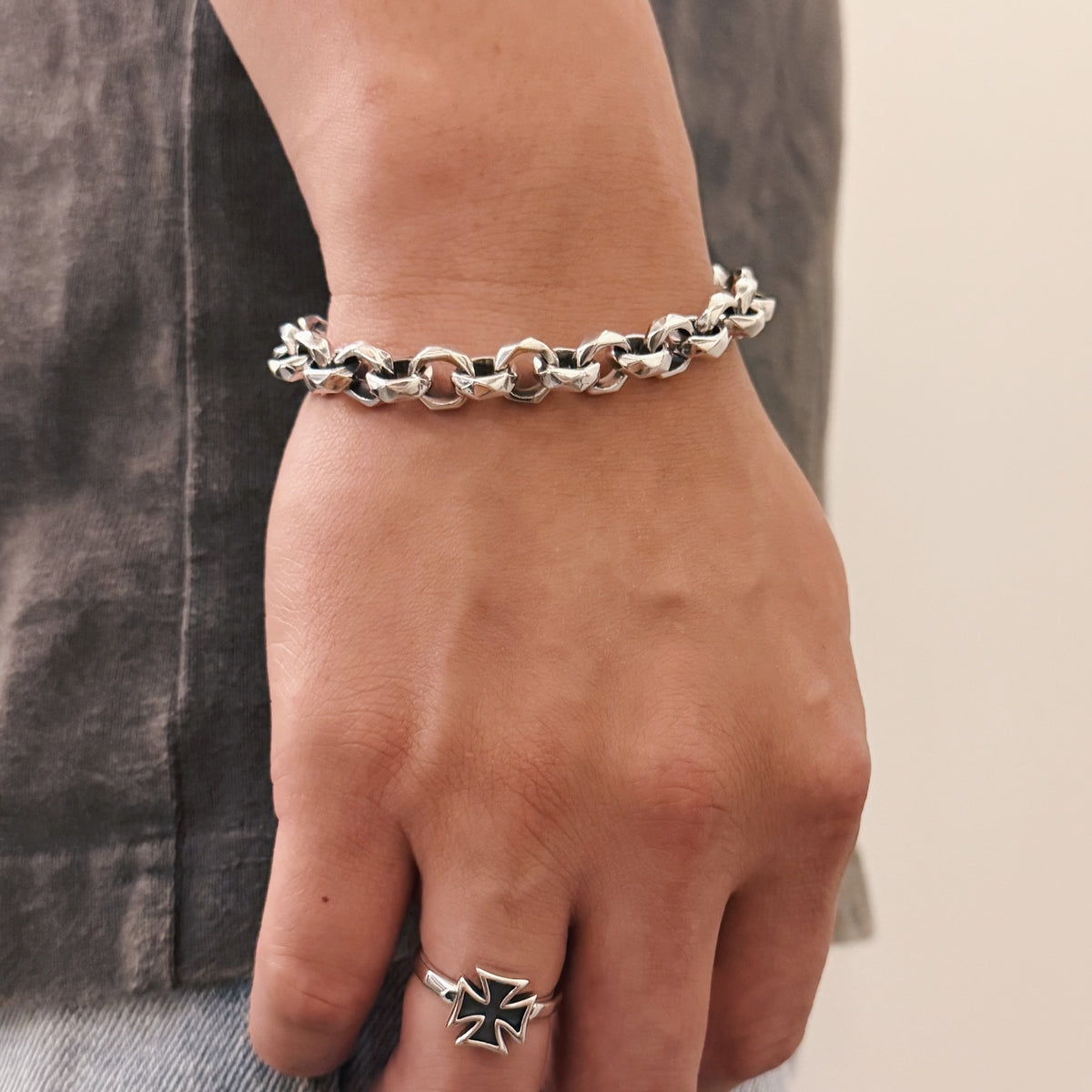 Dice Tag Bracelet 切割圈牌仔手鏈
