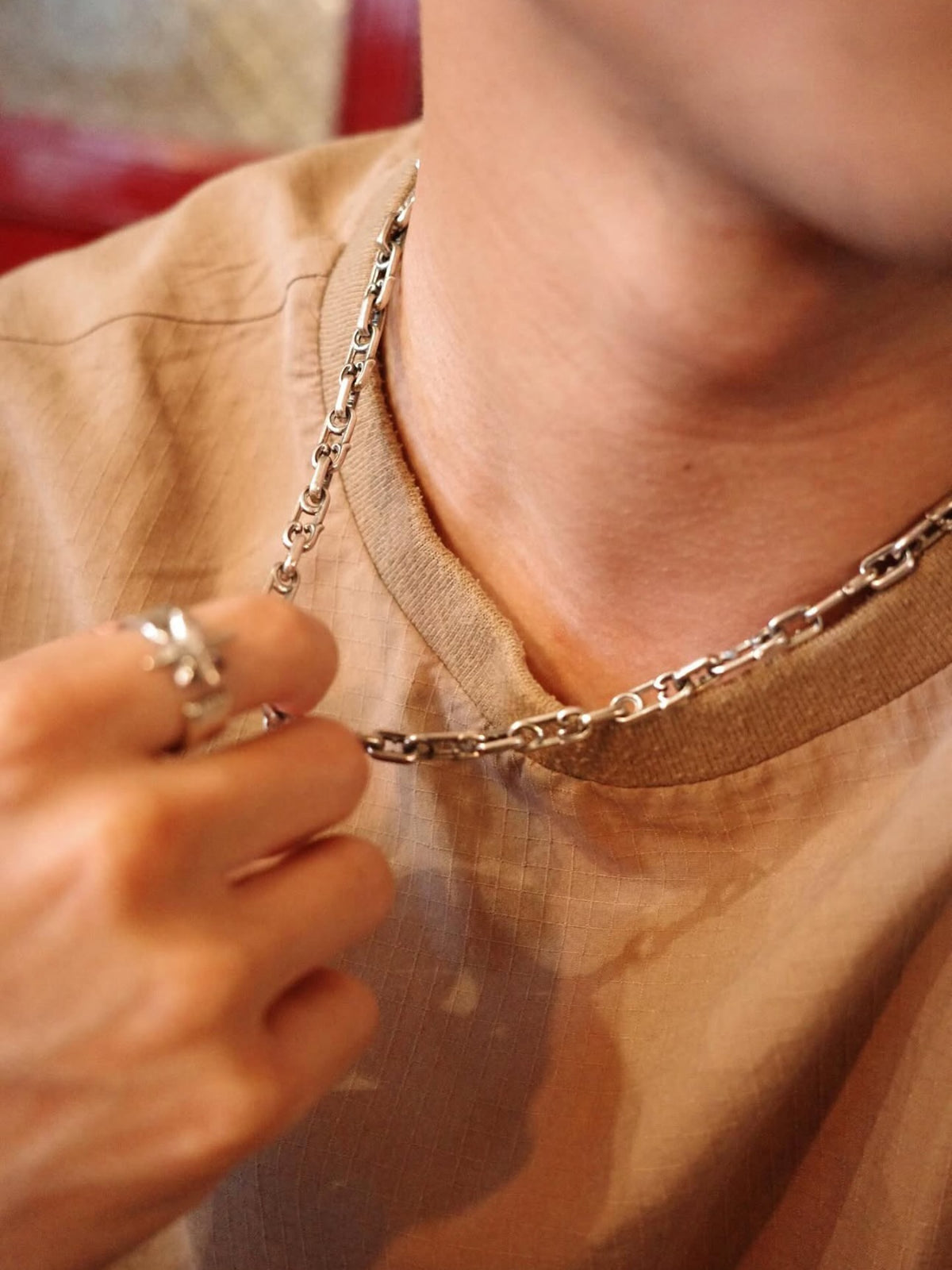 Pin Necklace 扣針OT扣頸鏈