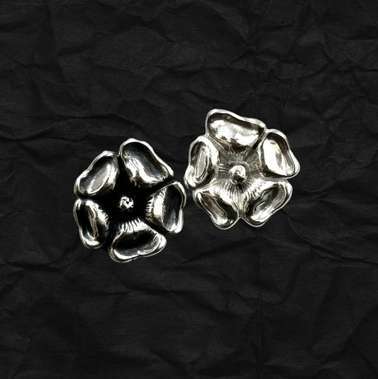 Rose Ear Stud 手工薔薇花耳釘