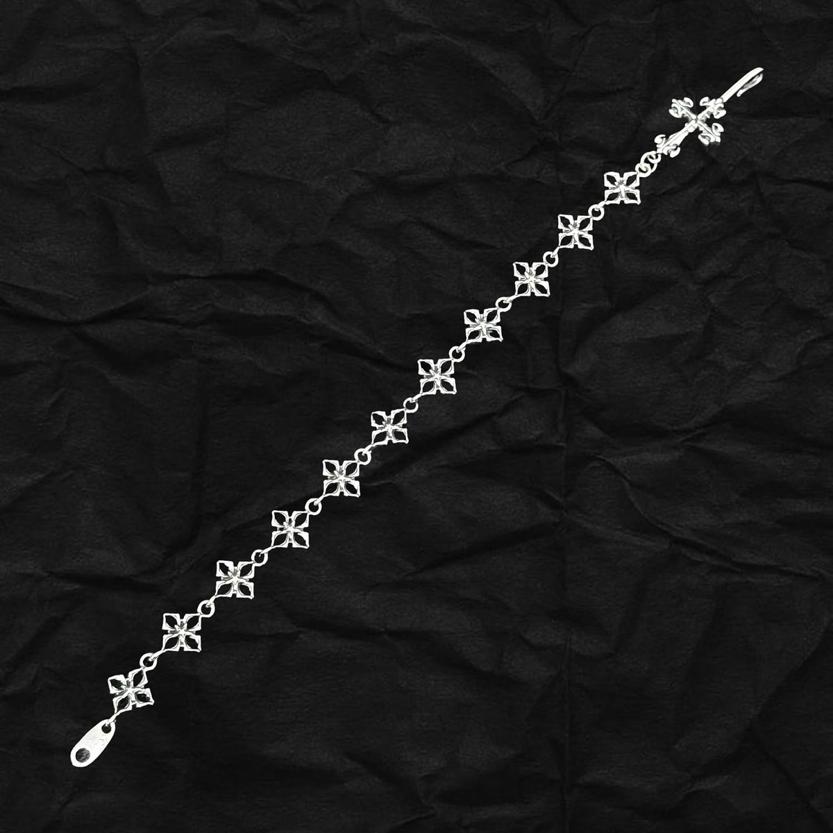 Gothic Cross Star Bracelet 哥德十字架星星手鏈