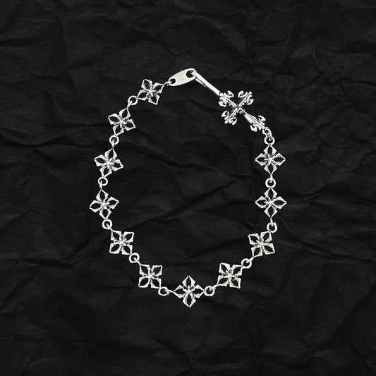 Gothic Cross Star Bracelet 哥德十字架星星手鏈