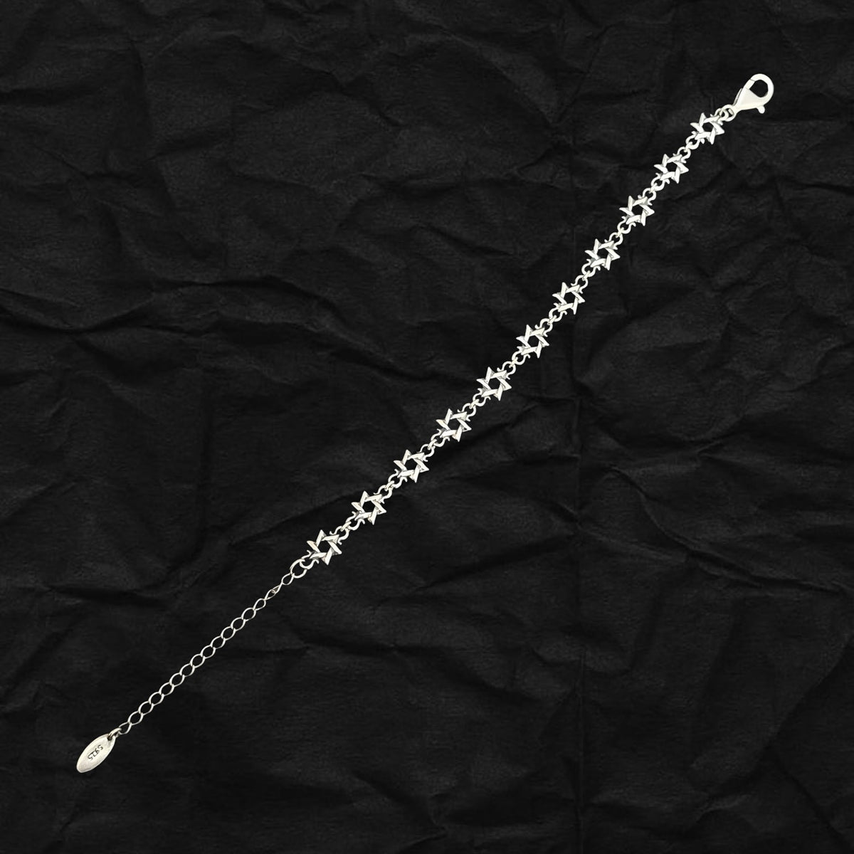 Hexagram Link Bracelet 六芒星幼手鏈