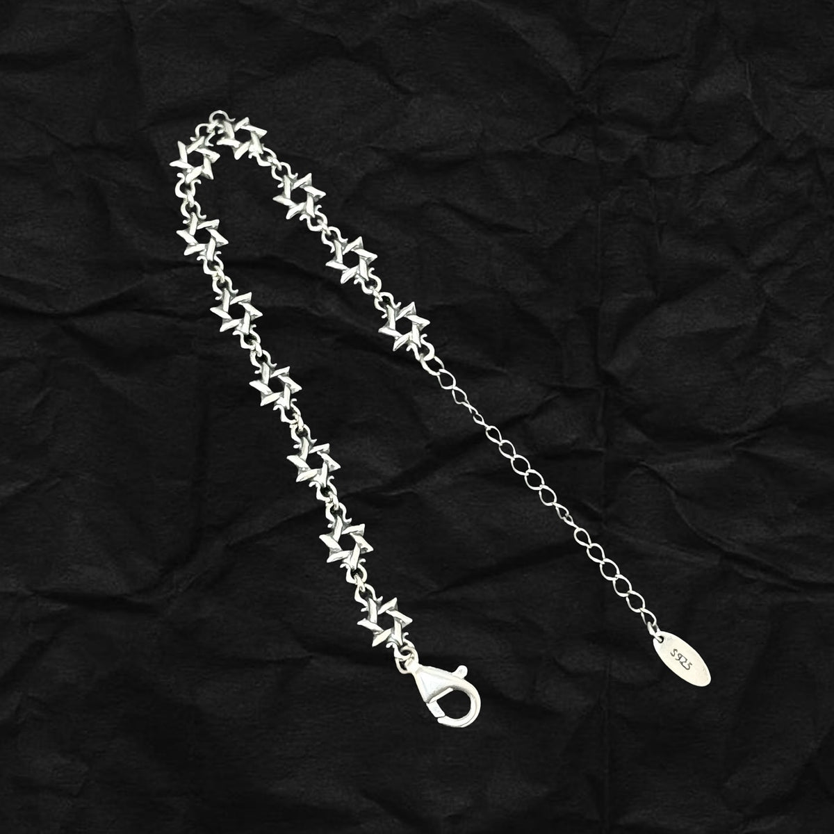 Hexagram Link Bracelet 六芒星幼手鏈