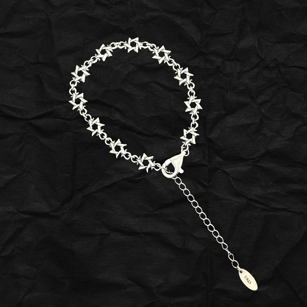 Hexagram Link Bracelet 六芒星幼手鏈