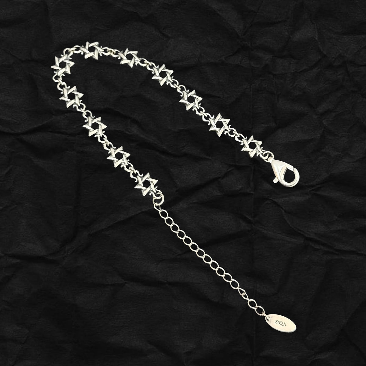 Hexagram Link Bracelet 六芒星幼手鏈