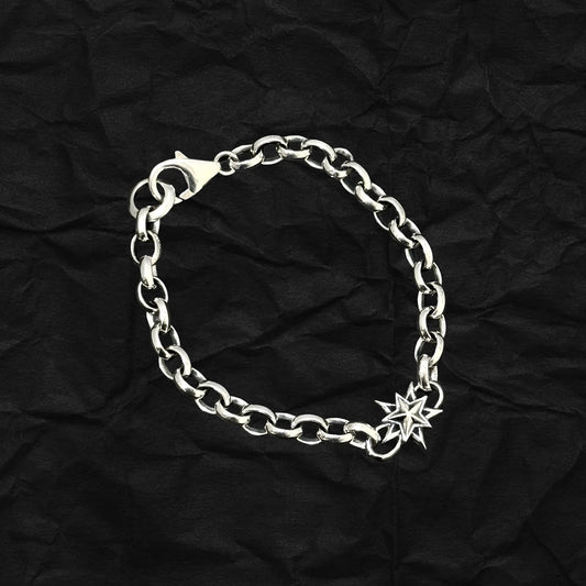 Star Hoop Bracelet 雙面鑲石星光手鏈
