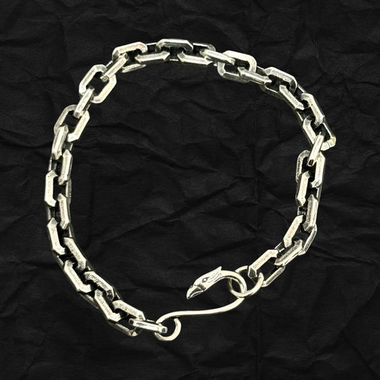 Large Cornered Chain Bracelet 鷹扣粗太角手鏈