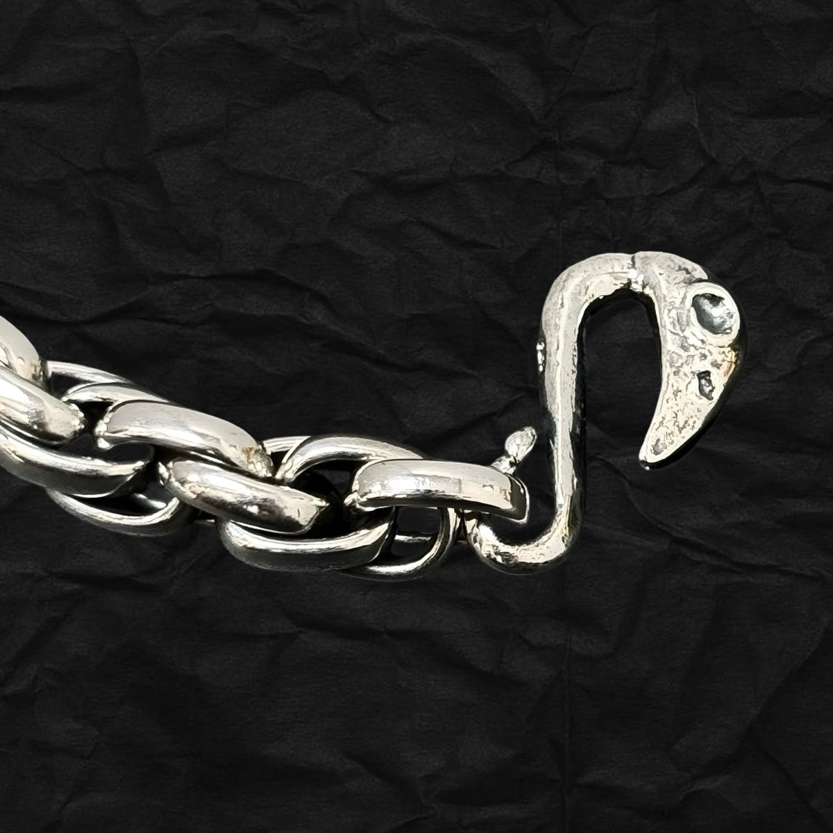 Crow Braided Rope Chain Bracelet 烏鴉扣編織粗麻繩手鏈