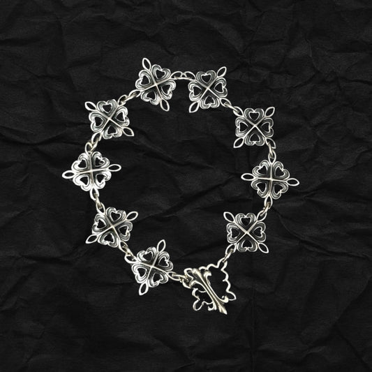 Clover Cross Bracelet 四葉草十字花手鏈