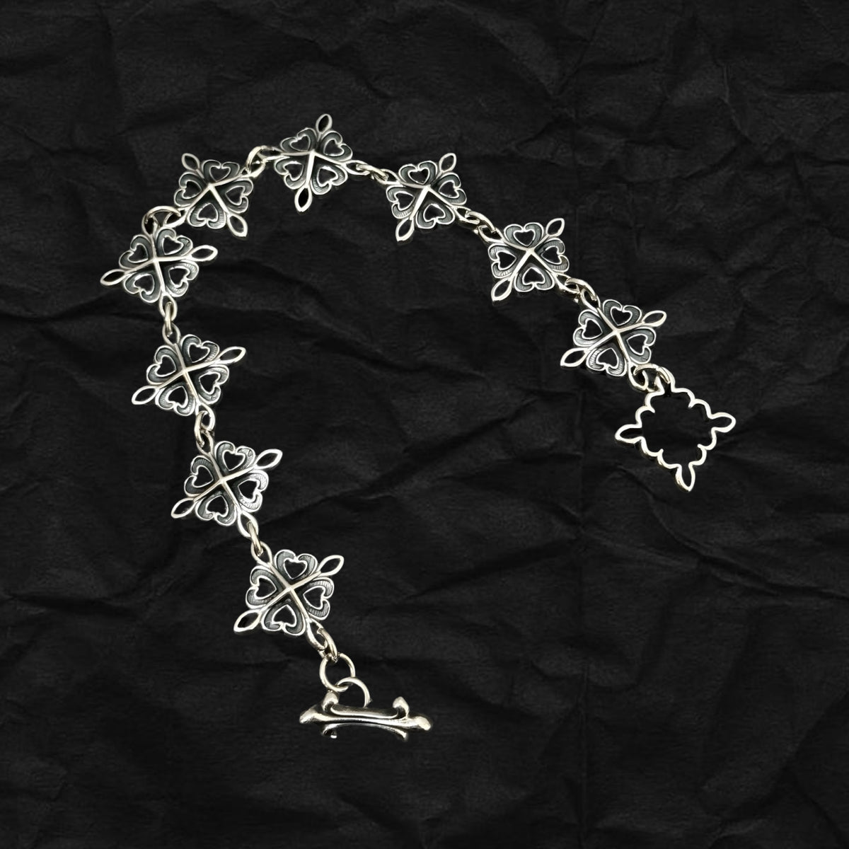 Clover Cross Bracelet 四葉草十字花手鏈