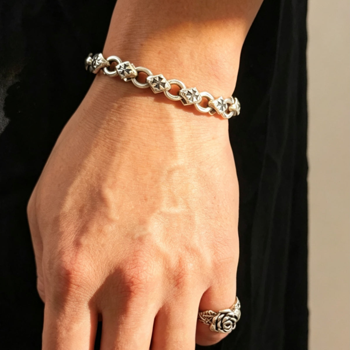 Maltese Cross OT Bracelet 馬爾他十字粗手鏈