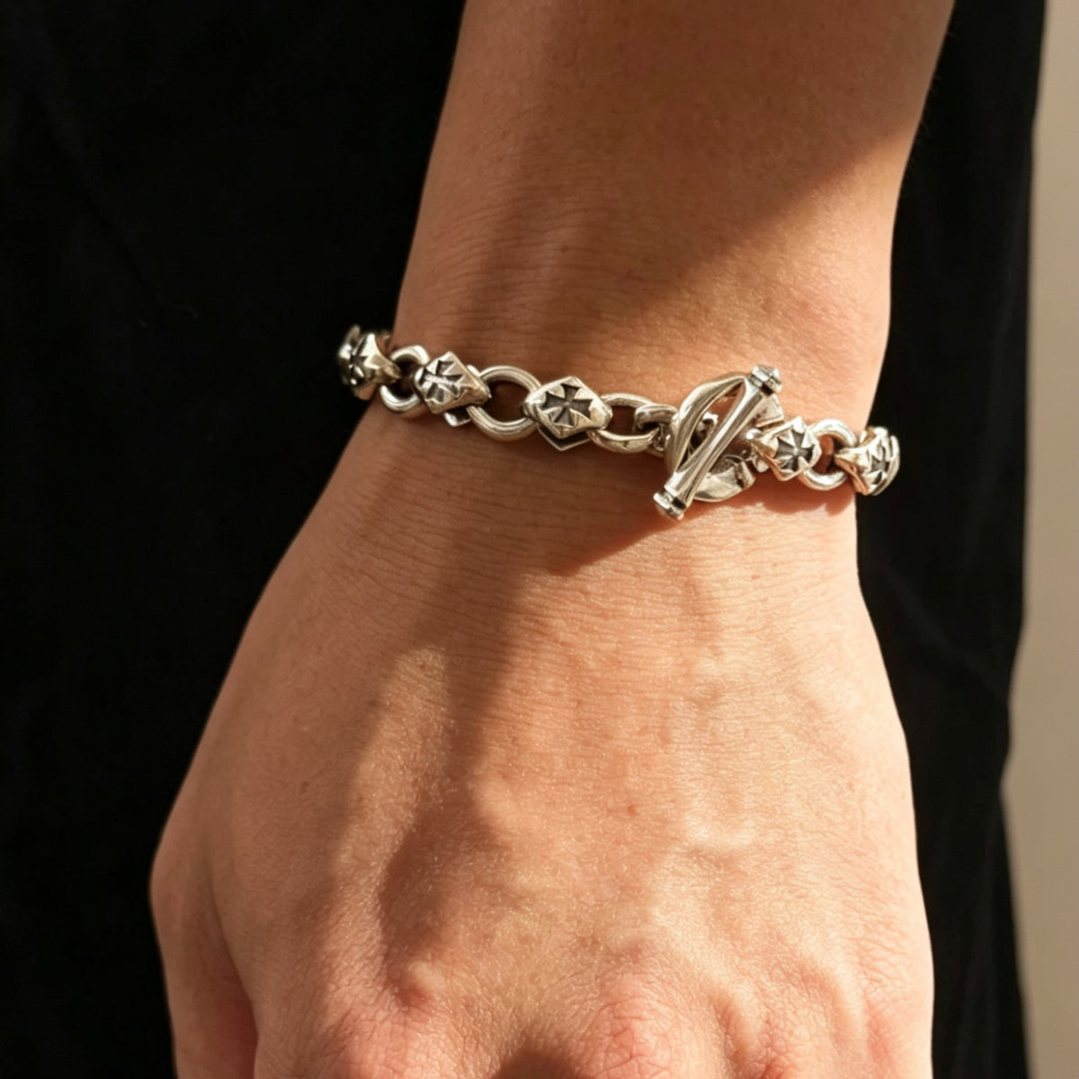 Maltese Cross OT Bracelet 馬爾他十字粗手鏈