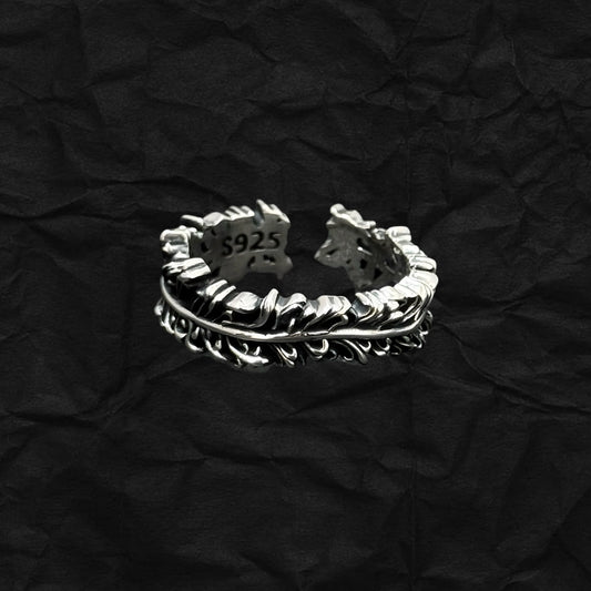 Feather Ring 羽毛開口戒指