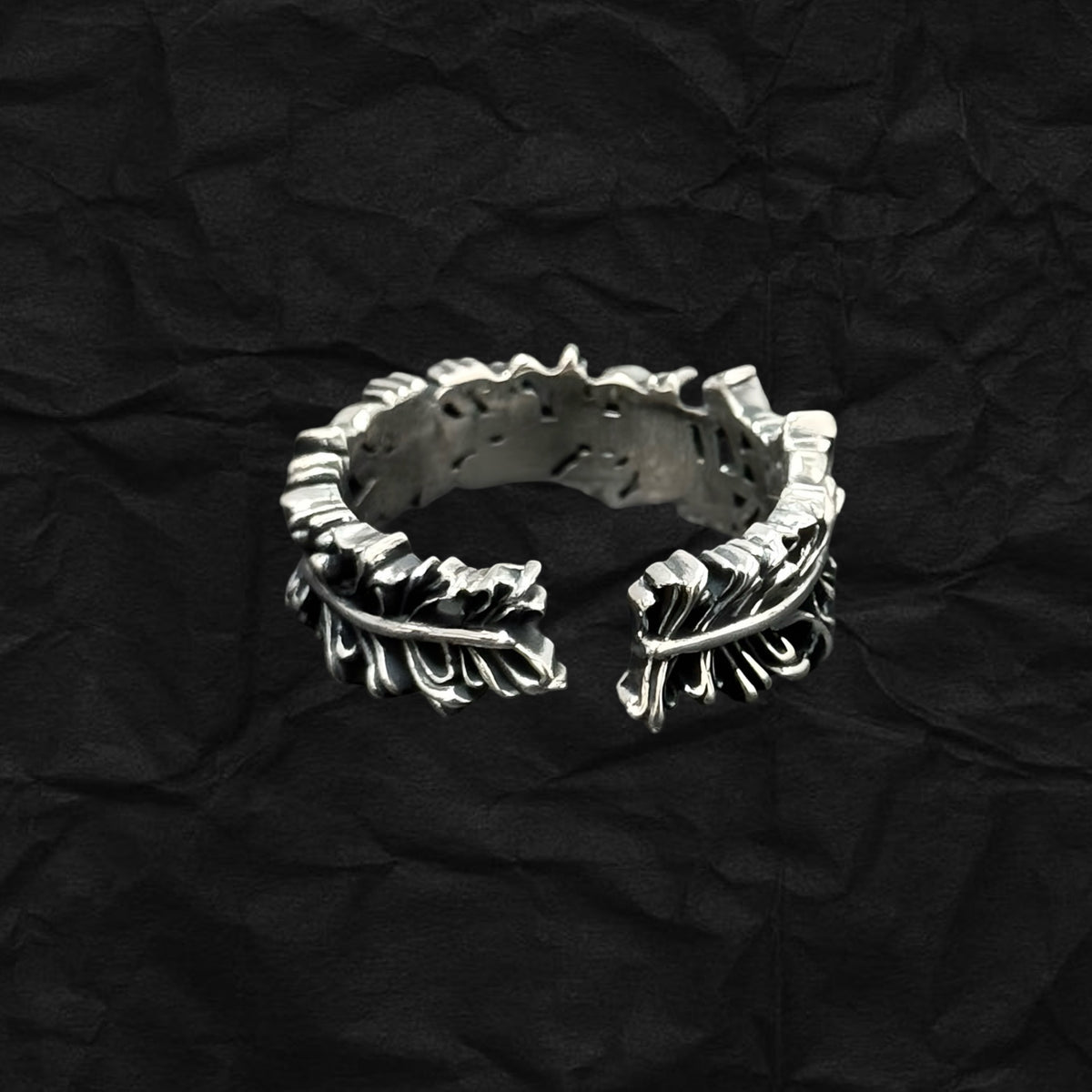 Feather Ring 羽毛開口戒指