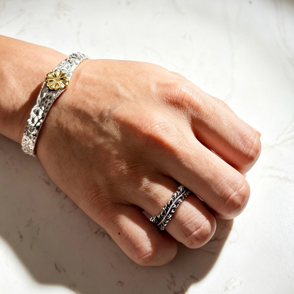 Feather Ring 羽毛開口戒指