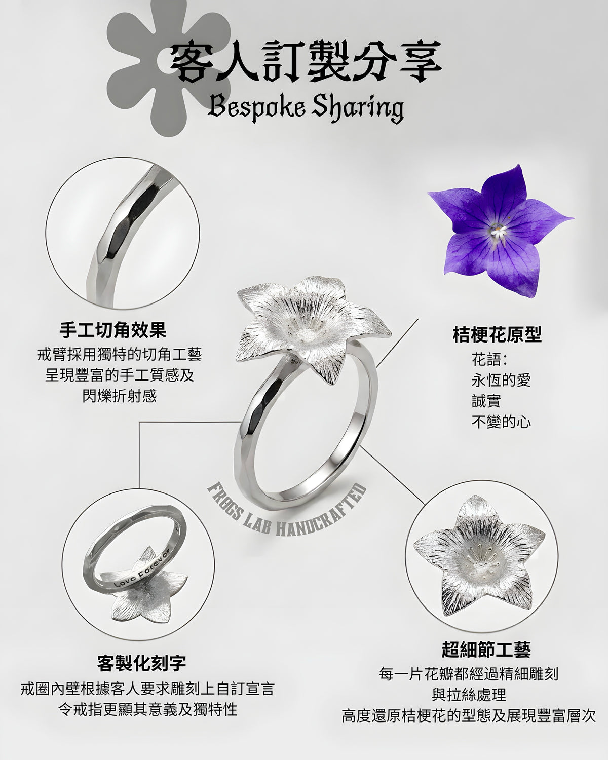 Balloon Flower Ring 桔梗花戒指